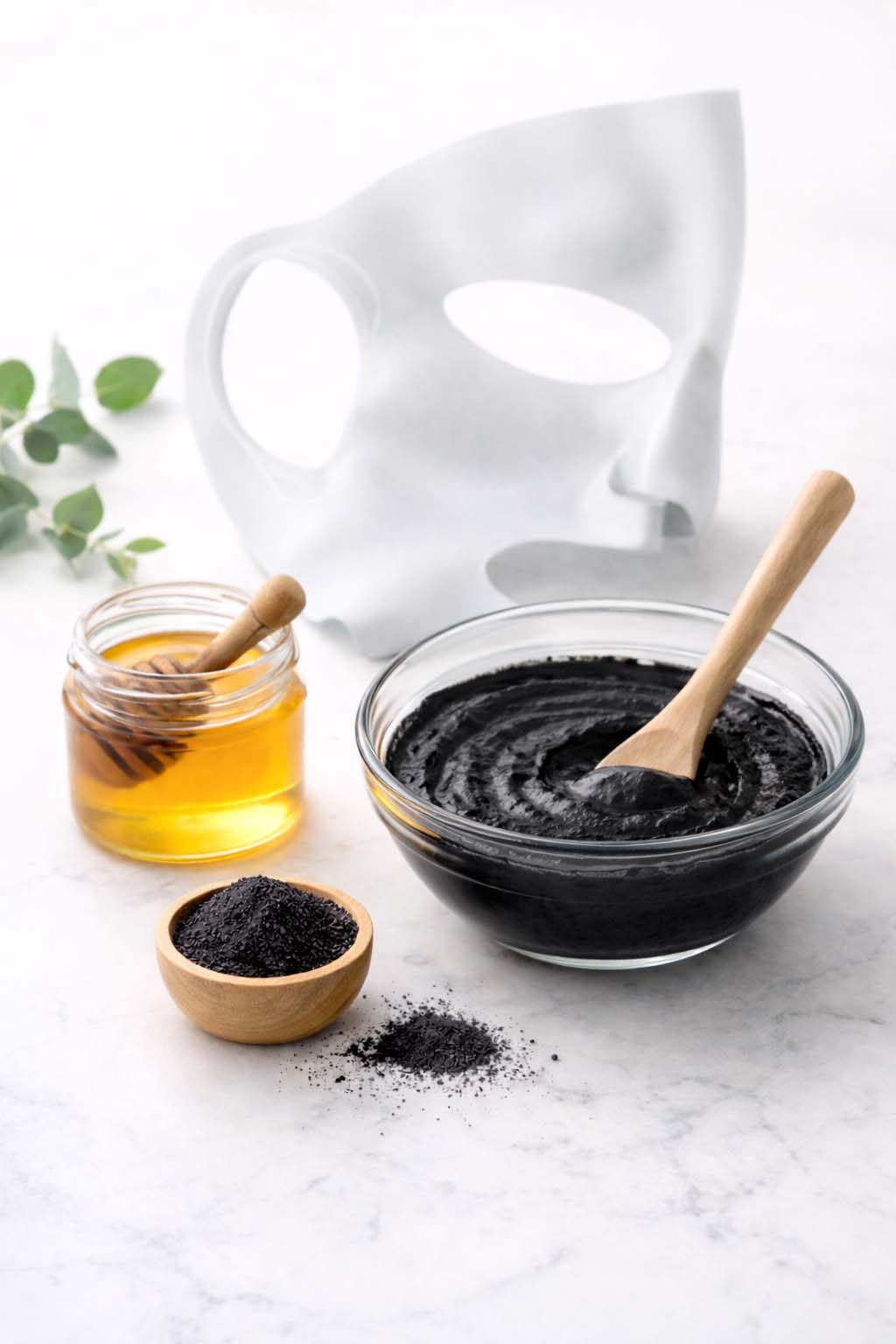 Shungite gezichtsmasker